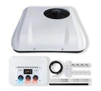 SAYEYBU 12V/24V RV Air Conditioner, Top Mounted Air Conditioner, Cooling Fast Air Conditioner Unit, Cool & Heat 2 in 1, Quiet, Energy, fit Motorhome, Commercial Vehicles,White,24V cool & heat