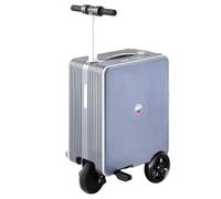 SAYEYBU 20IN Rideable Suitcase, Electric Luggage for Adults, Smart Rideable Suitcase Scooter with TSA Lock, 24L PC Hardshell Carry-On Luggage, for Air Travel, Airports & Business Trips,Grey