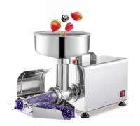 SAYEYBU 450W Electric Tomato Strainer, 304 Stainless Steel Food Press Sauce Maker, Food Squeezer Machine 220V, Food Strainer for Tomato Strawberry and Blueberry Jam & Sauce,Silver