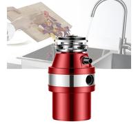 SAYEYBU 560W Low Noise Waste Disposer, 3/4 HP Electric Food Shredderfor Kitchen Sink, Stainless Steel Food Waste Waste Shredder for Fruit Vegetable Bone,Red