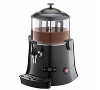 SAYEYBU 5L/10L Commercial Hot Chocolate Machine, 400W Hot Beverage Dispenser with LED Temperature Control Continuous Stirring, Detachable Chocolate Warmer for Milk, Tea, Heating Chocolat,Black,5L