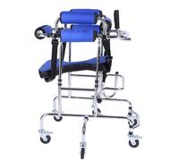 SAYEYBU Adjustable Height Wheeled Walker with Removable Seat, Mobility Aid for Enhanced Stability, Ideal for Kids Cerebral Palsy Disability Rehabilitation Training,A