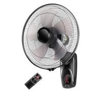 SAYEYBU Adjustable Oscillating Industrial Wall Mount Fan,5 Blades Adjustable 3 Speed Wall Mount Fan,High Velocity/Black/Heavy Duty,for Outdoor, Commercial, Residential,18in