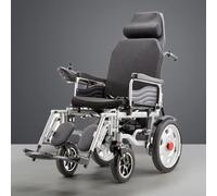 SAYEYBU All Terrain Power Wheelchair, Electric Wheelchair, 100kg Weight Capacity, Portable Foldable Electric Chair, with 20A Lithium Battery,Black