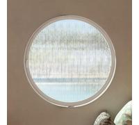 SAYEYBU Aluminum Alloy Round Porthole Window, Rotating Porthole Window with Tempered Glass, Kitchen Home Decor Window, Flush Mount Tempered Glass for Bathroom, Bedroom, Living Room,B1,100cm