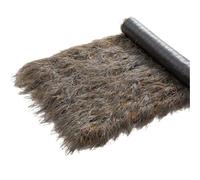 SAYEYBU Artificial Thatch Grass Roof Roll, Waterproof Fire Resistant Thatch for Patio, Pool, Beach, Tropical Decor for Hawaiian Party and Hut Roofing,Green,1/39.37in