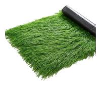 SAYEYBU Artificial Thatch Grass Roof Roll, Waterproof Fire Resistant Thatch for Patio, Pool, Beach, Tropical Decor for Hawaiian Party and Hut Roofing,Grey,3m/118in