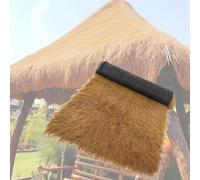 SAYEYBU Artificial Thatch Grass Roof, Synthetic Thatch Grass Roof Roll, Waterproof Fireproof Decor, Fake Hay for Bar Hut Roofing, Garden Fence and Commercial Crafts,Yellow,9m/354in