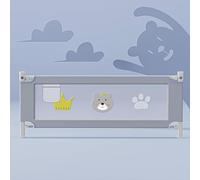 SAYEYBU Baby Bed Rail, Height Adjustable Vertical Lift Baby Bed Guards, Fold Down Safety Bed Rail, Straight Lift Bed Guardrail, Bedroom Accessory For Boys And Girls,02,190cm
