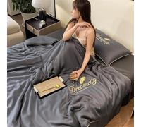 SAYEYBU Blanket for Sleeping, Summer Smooth Ice Silk Quilt, All Season Lightweight Cooling Quilt, Cold Touch Fabric Absorbs Body Heat, for Hot Sleepers & Night Sweats,A,150x200cm(1.0kg)