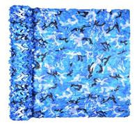 SAYEYBU Camo Netting Camouflage Net Bulk Roll Sunshade Mesh Net for Hunting Shooting Military Theme Party Decoration,03,8x8m