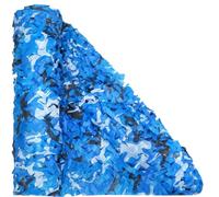 SAYEYBU Camo Netting Camouflage Netting, Bulk Roll Burlap Camo Tarp Sunshade Net for Hunting Blind Military Dinosaur Birthday Theme Party Decoration Camping Shooting,D,7x18m