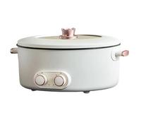 SAYEYBU Chinese Style Hot Pot, Multifunctional Household 5/6 Liter Integrated Hot Pot, Integrated Rice Cooker, Large Capacity for Family Dining and Gatherings 2-6 People,6L
