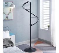 SAYEYBU Clothes Rail, Spiral Rotating Clothing Rack, 38 Ball Heavy Duty Garment Rack, Modern Freestanding Coat Rack, For Bedrooms, Clothing Shops, Et Dortoirs,Black