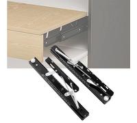 SAYEYBU Countertop Extension Slide Rail, Hidden Lifting Platform Guide Rail Hardware, Push Pull Lift Slide System for Table Event Festival Dinner,52cm,18mm boards