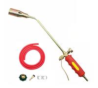 SAYEYBU Dual Switch Propane Torch Weed Burner, Torch Weed Burner Kit, Gas Weed Burners with 1.2/2/5M Hose, Flame Control and Push Button Igniter for Weeding Garden Ice Snow Road,50,1.2m