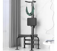 SAYEYBU Electric Cervical Traction Device, Free Standing Electric Neck Traction Chair with Sturdy Feet, 200N Traction force, Lower Back Pain Relief Machine Inversion Table,Black