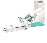 SAYEYBU Electric Leg Knee Rehabilitation Trainer Machine, 0-140° Adjustable Bending/Straightening for Post Fracture Recovery, Home Exerciser with Angle/Time Settings, Stiffness Relief,Green