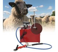 SAYEYBU Electric Professional Sheep Shears Blade Sharpener, 360°Rotate Goat Wool Clipper Shearing Machine Grinding Machine Flexible Shaft, for Sheep Goats Camel Cattle,A,13 straightblade