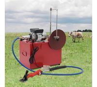 SAYEYBU Electric Sheep Shears & Blade Sharpener, Flexible Shaft Sharpener Machine, Professional Farm Livestock Shearing Machine, for Sheep Cattle Farm,01,9 bentblade