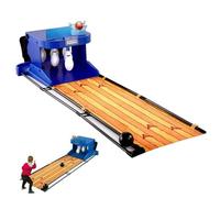 SAYEYBU Electronic Bowling Alley Game for Home, Indoor Sports Console with LED Scoreboard, Automatic Reset, Lighting and Simulation Sound Effects for Parent Child Entertainment,2m