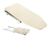 SAYEYBU Foldable Rotating Ironing Board, Retractable Hidden Ironing Board with Silent Slide Design, Closet Pull Out Stow Away in The Cabinet Ironing Station for Home, Apartment,Beige