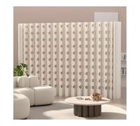 SAYEYBU Folding Paper Room Divider & Temporary Partition Wall | Portable Privacy Screen for Office, Dorm, Clothing Store & Enterprise | Indoor Freestanding,300x43x170cm