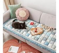 SAYEYBU Funny Fuzzy Couch Cover, Garden Chic Cotton Protective Couch Cover Gardenchic Cotton Protective Couch Cover,D,50 * 50CM