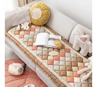 SAYEYBU Funny Fuzzy Couch Cover, Garden Chic Cotton Protective Couch Cover Gardenchic Cotton Protective Couch Cover,E,150 * 200CM