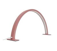 SAYEYBU Half Moon Light for Nail Desk 29 Inches, 3 Color Temperature Adjustable and Dimmable for Beauty Salon Eyelash Desk Lamp, Manicure Nail Art Fill Light,pink