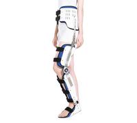 SAYEYBU Hip Knee Ankle Foot Orthosis, Knee Support Brace, Hip Knee Ankle Foot Orthosis Braces with Walking Boots for Hip Fracture Rehabilitation Equipment,Left,small