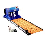 SAYEYBU Indoor Bowling Game Console, Home Bowling Alley Set with Automatic Reset System, LED Electronic Scoreboard, Lighting and Sound Effects, Family Fun for Children and Adults,2m