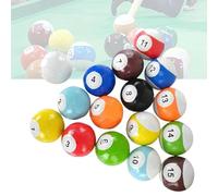 SAYEYBU Inflatable Billiards Soccer Full Set, 16Pcs Leather Like Snooker Balls for Pool Table Kick Games, Indoor Entertainment, Outdoor Toys, for Party Games,a set,18cm/7.09inch
