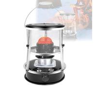 SAYEYBU Kerosene Heater, Kerosene Heaters for Indoor Use, Non Electric Portable 2 in 1 Stove and Heater for Camping, Garage, Home, and Emergency Use,Black,metal chimney