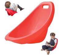 SAYEYBU Kids Plastic Chairs, Floor Seat with Back Support, Portable Autism Sensory Rocking Chair, for Indoor & Outdoor Gaming, Reading, Playroom, School, Classroom,Red,1 PCS