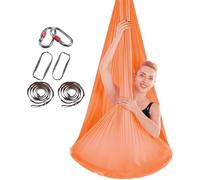 SAYEYBU Knot-Free Aerial Yoga Hammock, Aerial Pilates Silk Yoga, Swing Set Inversion Equipment, with Buckle/Extension Strap, for Yoga Inversion, Starter Hardware Kit,28,4 * 2.8M