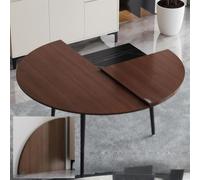 SAYEYBU Large Round Foldable Table Top, Portable Dining Table Extender Top, No Legs, for Round/Square Table, High Load Capacity, for Family Gatherings and Restaurant Dinners,A,120cm