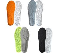 SAYEYBU Men Women Memory Foam Insoles with Arch Support Comfort Massage Insoles Replacement Shoe Inserts for Work Boots Running Trainer,4*Mix,39--40