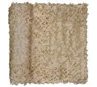 SAYEYBU Military Netting, Sunscreen Camouflage Net, Camo Netting for Camping Shooting Hunting Party Decoration, Camouflage Cover Net for Sun Shade,Beige,4x9m