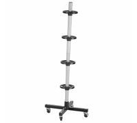 SAYEYBU Mobile Tire Storage Rack with 4 Lockable Swivel Casters, 116cm Height Lightweight Garage Organizer, Space-Saving Wheel Stand for Truck & SUV, Fits Tyres up to 225mm