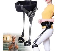 SAYEYBU Power Walking Aid, Exoskeleton Assistance for Walking, 3 Level Adjustable Strength, Lower Limb Rehab Support for Elderly and Limited Mobility,Right,M