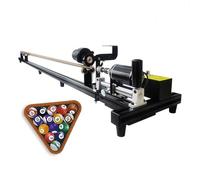 SAYEYBU Professional Pool Cue Lathe Machine, Snooker Cue Repair Machine, Pool Cue Straightening Multifunctional Grinding and Polishing, for Billiard Cue Tip Clamp Repairing,A