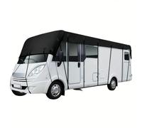 SAYEYBU RV Caravan Cover Waterproof, 210D Oxford Cloth Motorhome Top Covers, UV Protection Breathable Motorhome Top Cover with Retractable Straps, Foldable, Easy to Clean for Camper Travel,12.5 * 3m