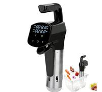 SAYEYBU Sous Vide Cooker, Sous Vide Machine with APP & Calibration Function, 1800W Ultra-Quiet Immersion Circulator, Accurate Temperature and Time, Fast-Heating with Timer,Black