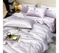 SAYEYBU Summer Simple Ice Silk Quilt, Premium Cool Ice Silk Summer Comforters, Washable Ice Silk Simple Air Conditioning Comfoter Quilt Blanket Air Conditioning Quilts for Sleeping,A2,200X230cm
