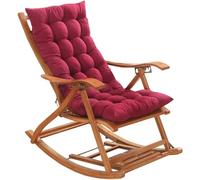 SAYEYBU Thicken Relax Extra Large Rocking Chair Cushion,High Back Sun Lounger Cushion,Seat Cushion Mat,Garden Patio Recliner Chair Mat,I,48 * 120cm