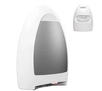 SAYEYBU Touchless Stationary Vacuum, 3.6L Automatic Dustpan with Filter, Dual High Efficiency Filtration, Corded, Automatic Sensors, for Sweeping Salon Pet Hair Food Dirt,White