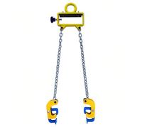 SAYEYBU Upgraded Chain Drum Lifter, 1 Ton Loading Capacity, for 55 Gallon Drums Forklift Hoist Crane, Metal Plastic Barrel Lifting Chains, 2 Hooks & Chains,03