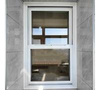 SAYEYBU Vertical Sliding Window, Aluminum Frame Ventilation Replacement Windows, Mount Window with Screen Flush, Custom Made Concession Windows Food,A,WxH24x56in(61x142cm)