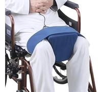 SAYEYBU Wedge Knee Separator with Gel Packs, Split Leg Fixation Straps, Wheelchair Knee Position Pillow with Adjustable straps for Recovery from Hip Abduction Surgery,Blue